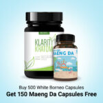 Buy 500 White Borneo Capsules Get 150 Maeng Da Capsules Free