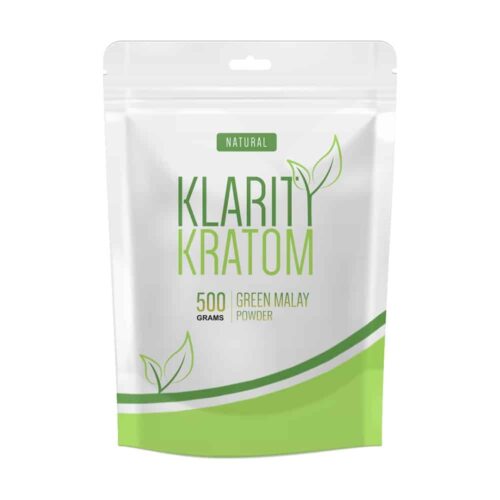 Klarity Kratom Green Malay Powder 500 Grams